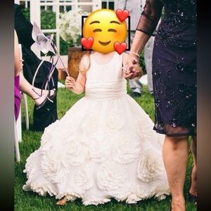 Flower girl dress, size 6